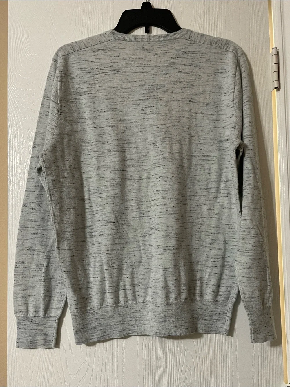 J. Crew Men's Light Heather Gray Crewneck Sweater